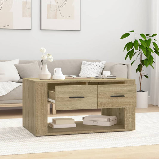 Mesa de centro HKH en derivados de madera Roble Sonoma