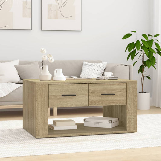Mesa de centro HKH en derivados de madera Roble Sonoma
