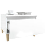 HKH Mesa de Apoio Brilhante em Derivados de Madeira - Branco