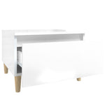 HKH Mesa de Apoio Brilhante em Derivados de Madeira - Branco