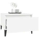 HKH Set de 2 Mesas Auxiliares de Madera Contrachapada - Blanco