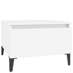 HKH Set de 2 Mesas Auxiliares de Madera Contrachapada - Blanco