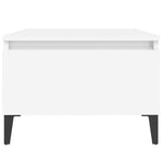 HKH Set de 2 Mesas Auxiliares de Madera Contrachapada - Blanco