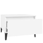 HKH Set de 2 Mesas Auxiliares de Madera Contrachapada - Blanco