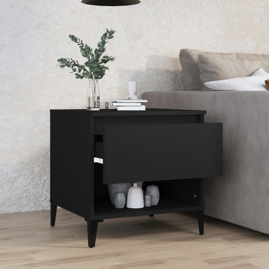 HKH Mesa de Apoio em Derivados de Madeira - Preto