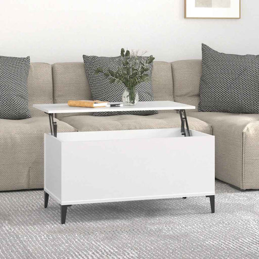 Mesa de centro HKH en madera reconstituida - Blanco