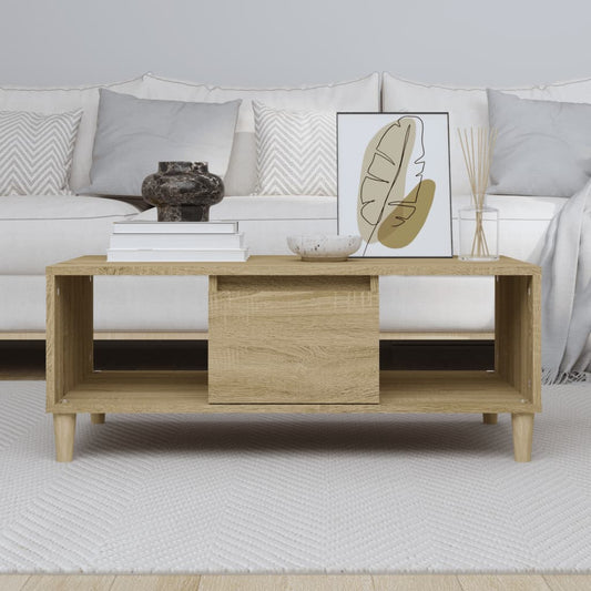 Mesa de centro HKH en derivados de madera Roble Sonoma