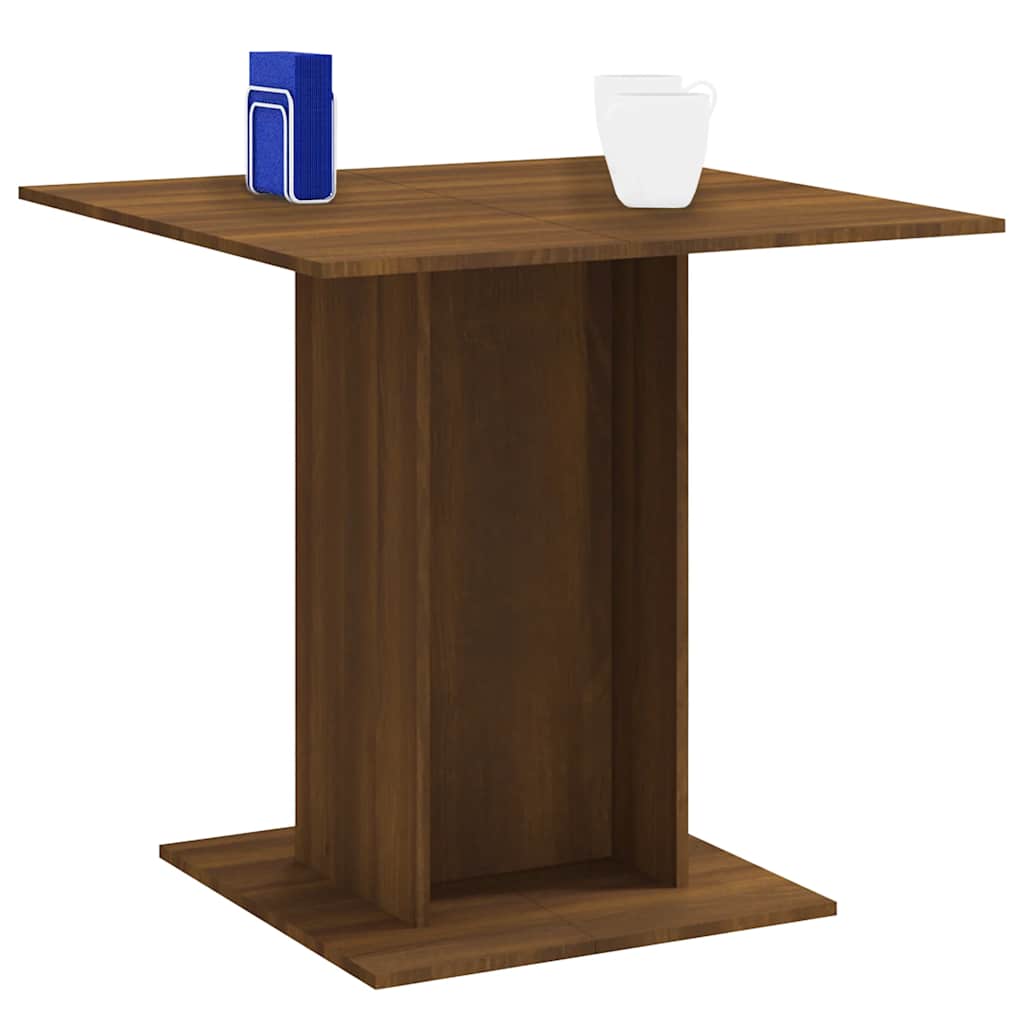Mesa de Comedor HKH de Madera Marrón en Roble
