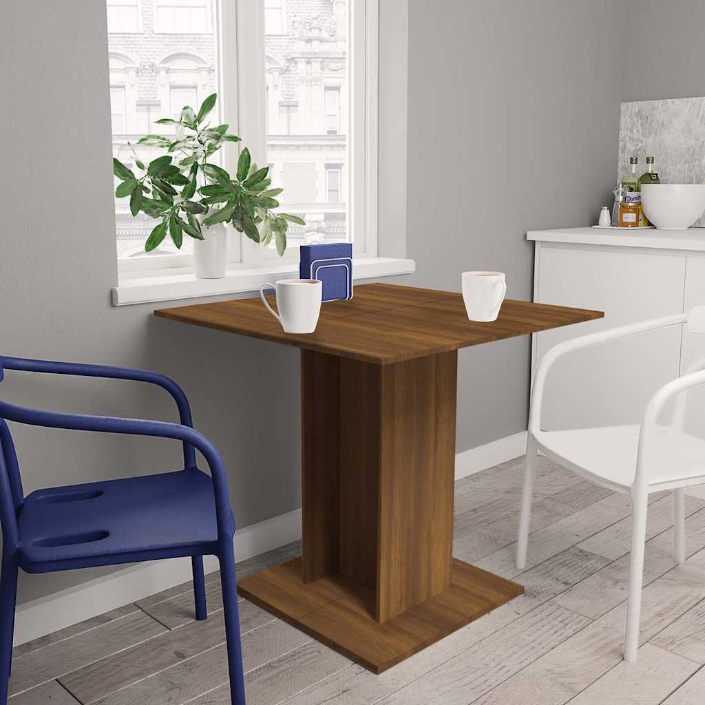 Mesa de Comedor HKH de Madera Marrón en Roble