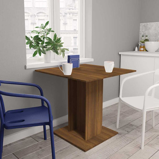 Mesa de Comedor HKH de Madera Marrón en Roble