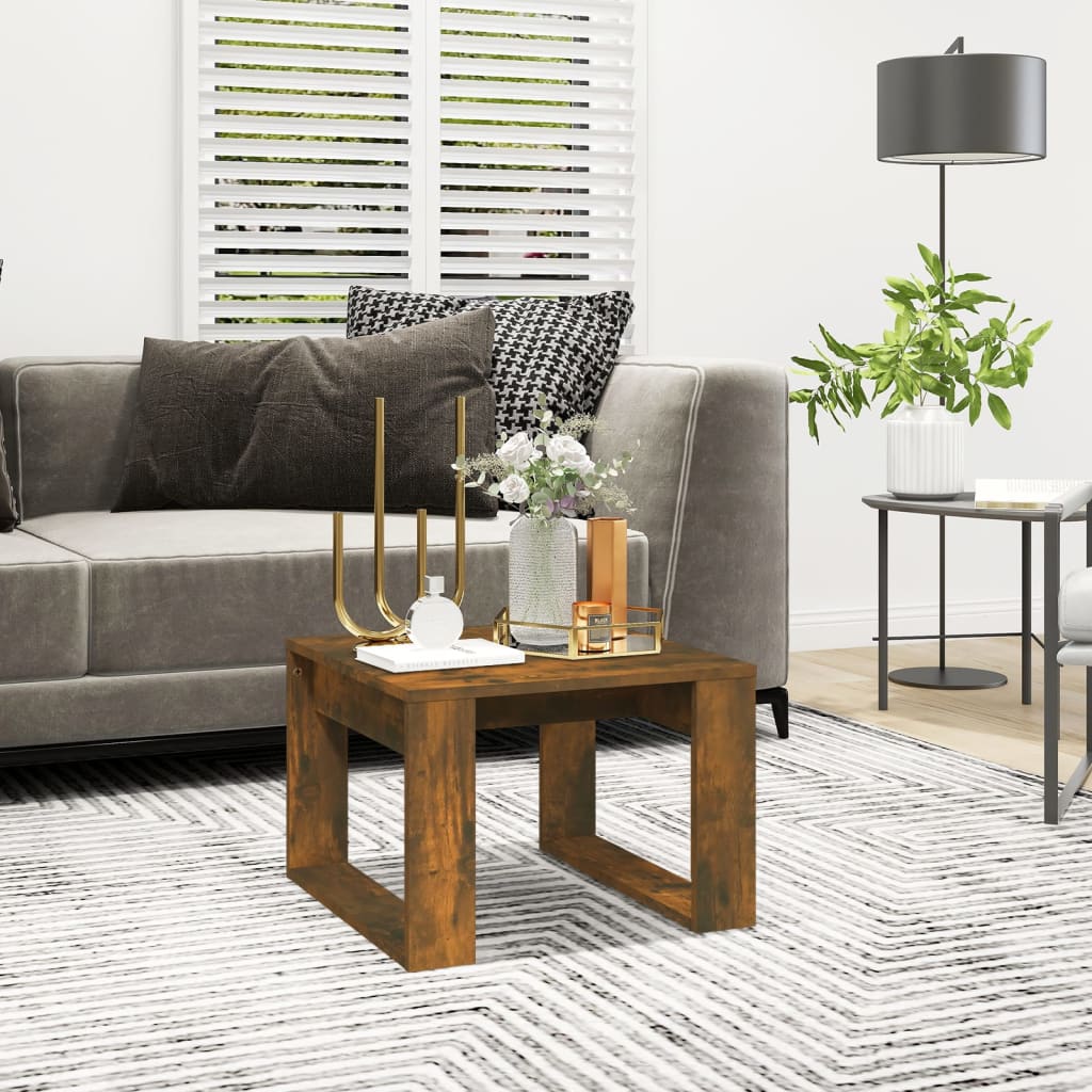 Mesa Auxiliar HKH de Madera Contrachapada Roble Ahumado
