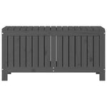 HKH Caixa De Arrumação Jardim 108x42, Pinho Maciço - Cinzento