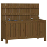 HKH Caixa De Arrumação Jardim 108x42,5x54 Pinho Maciço Castanho-mel - Marrom
