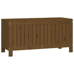 HKH Caixa De Arrumação Jardim 108x42,5x54 Pinho Maciço Castanho-mel - Marrom