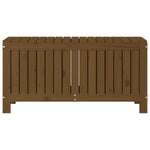 HKH Caixa De Arrumação Jardim 108x42,5x54 Pinho Maciço Castanho-mel - Marrom