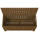 HKH Caixa De Arrumação Jardim 108x42,5x54 Pinho Maciço Castanho-mel - Marrom