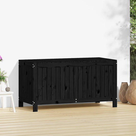 HKH Caixa De Arrumação Jardim Pinho Maciço - Preto