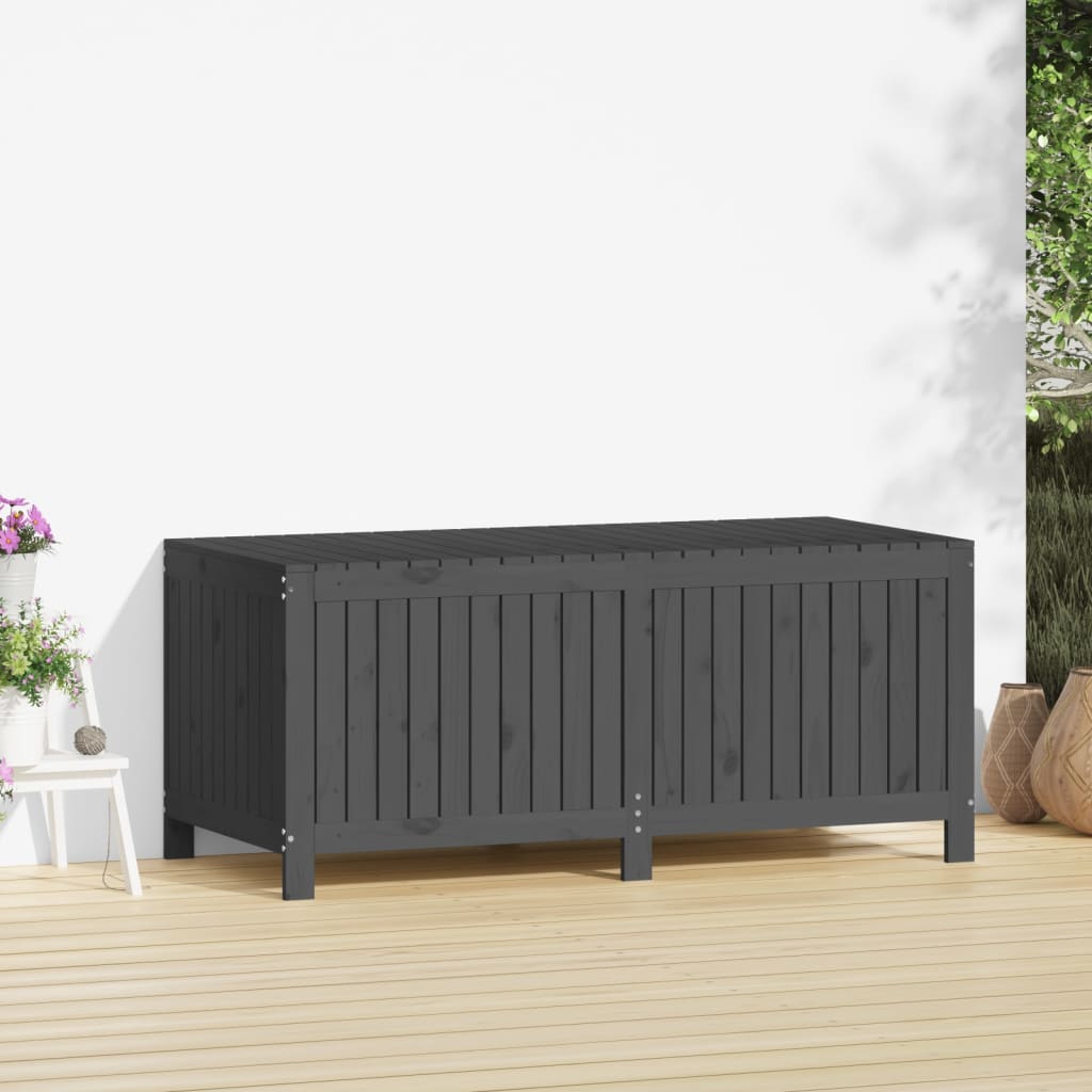HKH Caja de Almacenamiento para Jardín Pino Macizo - Gris