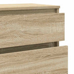 HKH Cajonera Alta de Madera Contrachapada 60 X 36 X 103 Cm - Roble Sonoma