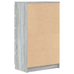 HKH Armário de Gavetas Alto em derivados de Madeira 60 X 36 X 103 Cm - Cinzento Sonoma