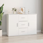 HKH Aparador em derivados de Madeira 91 X 29,5 X 65 Cm - Branco