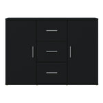 HKH Aparador en derivados de Madera 91 X 29,5 X 65 Cm - Negro