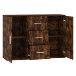 Aparador HKH en derivados de Madera 91 X 29,5 X 65 Cm - Roble Ahumado