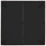 HKH Mesa de Jardim com Tampo de Vidro Vime Pe - Preto