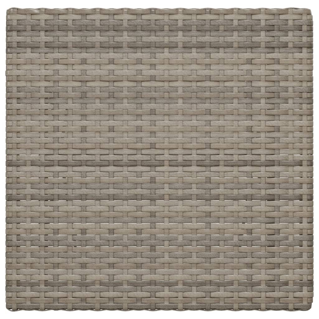 HKH Mesa de Bistrô Dobrável 55x54x71 Cm Vime Pe - Cinzento