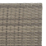 HKH Mesa de Bistrô Dobrável 55x54x71 Cm Vime Pe - Cinzento