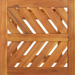 HKH Mesa de Apoio 45x45x60 Cm Madeira de Acácia Maciça - Marrom