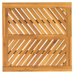 HKH Mesa de Jantar para Jardim Madeira de Acácia Maciça - Marrom