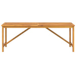 HKH Mesa de Jantar para Jardim Madeira de Acácia Maciça - Marrom