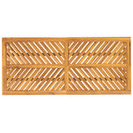 HKH Mesa de Jantar para Jardim Madeira de Acácia Maciça - Marrom