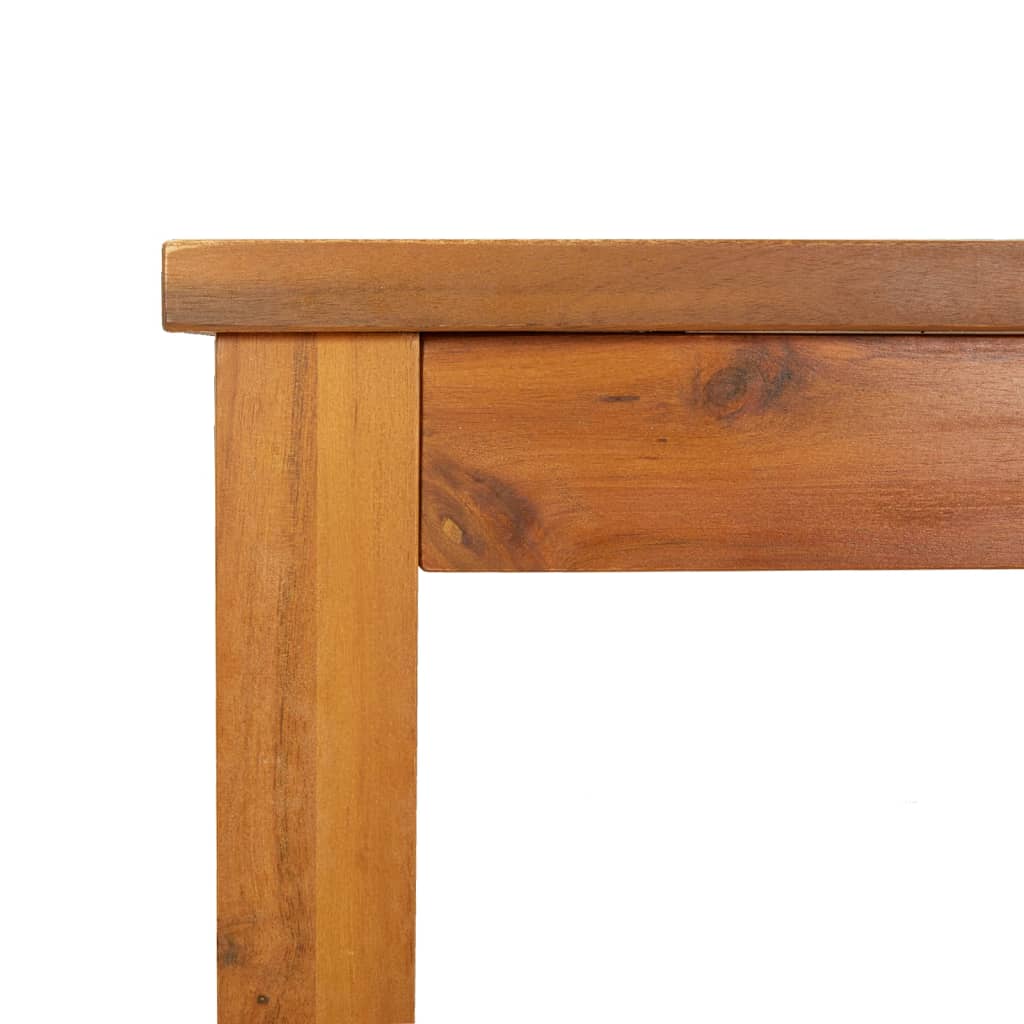 HKH Mesa de Jantar para Jardim Madeira de Acácia Maciça - Marrom
