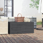 HKH Caixa De Jardim 101x50,5x46,5 Cm Madeira De Pinho Maciça Cinza - Cinzento