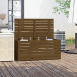 HKH Caixa De Jardim 101x50,5x46,5 Cm Pinho Maciço Castanho-mel - Marrom