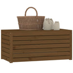 HKH Caixa De Jardim 101x50,5x46,5 Cm Pinho Maciço Castanho-mel - Marrom