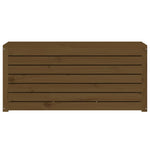 HKH Caixa De Jardim 101x50,5x46,5 Cm Pinho Maciço Castanho-mel - Marrom