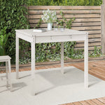 HKH Mesa de Jardim 82,5x82, Madeira de Pinho Maciça - Branco