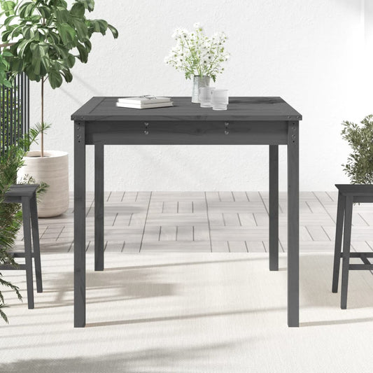 HKH Mesa de Jardim 82,5x82, Madeira de Pinho Maciça - Cinzento