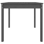 HKH Mesa de Jardim 82,5x82, Madeira de Pinho Maciça - Cinzento