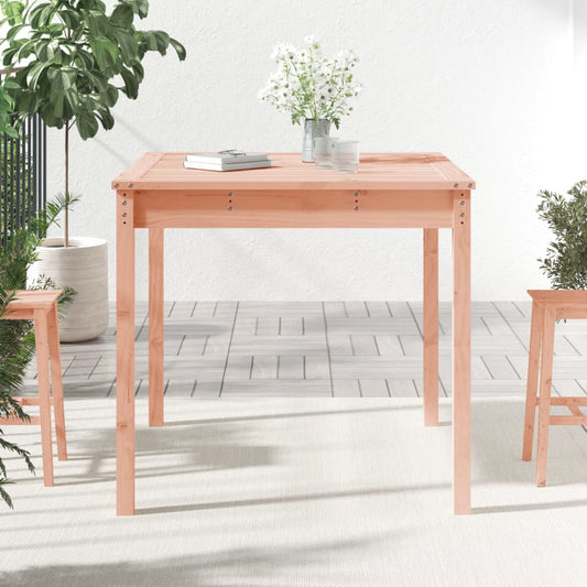 HKH Mesa de Jardim 82,5x82, Madeira de Douglas Maciça - Marrom