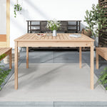 HKH Mesa de Jardim 121x82, Madeira de Pinho Maciça - Marrom