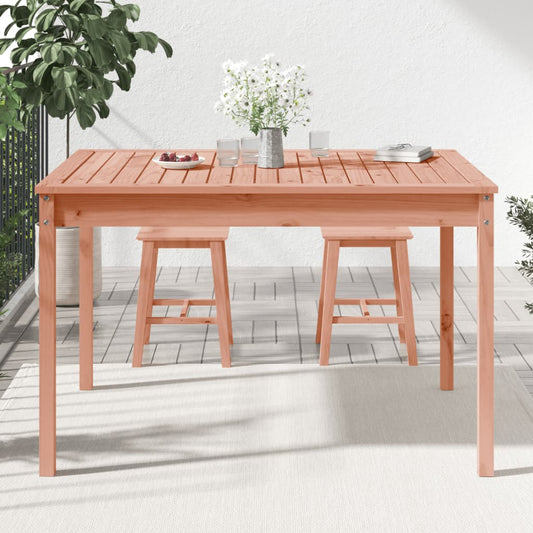 HKH Mesa de Jardim 121x82, Madeira de Douglas Maciça - Marrom