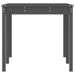 HKH Mesa de Jardim 159,5x82, Madeira de Pinho Maciça - Cinzento