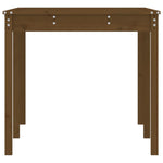 HKH Mesa de Jardim 159,5x82, Pinho Maciço Castanho-mel - Marrom