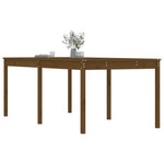 HKH Mesa de Jardim 203, Pinho Maciço Castanho-mel - Marrom