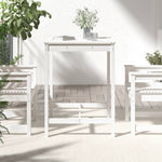 HKH Mesa de Jardim 82,5x82, Madeira de Pinho Maciça - Branco