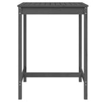 HKH Mesa de Jardim 82,5x82, Madeira de Pinho Maciça - Cinzento